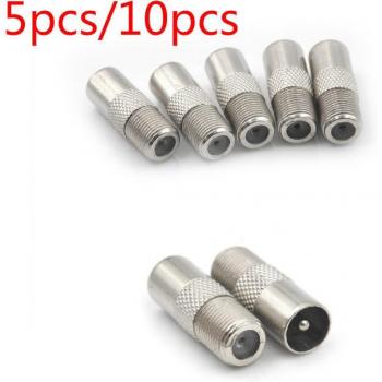 Connecteur Coaxial RF LED – Prise Antenne TV Rapide 5‑10 pièces