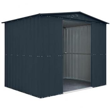 Mercia 8x6 Grey Apex Metal Barn