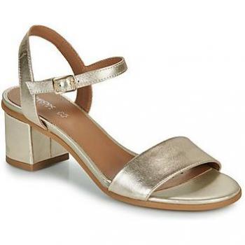Geox Aurely 50 Sandale Femme Or Clair