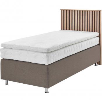 Westfalia Schlafkomfort Boxspringbett „Quercus“ – L:206 cm, MDF‑Kopfteil