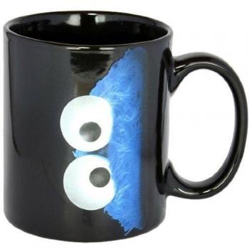 Sesamstraße Cookies Tasse in Schwarz, Blau und Weiß – Official Merch