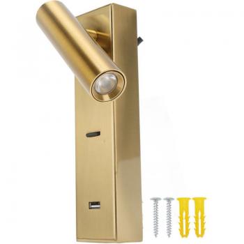 Lampe murale Eosnow LED Rechargeable, angle variable, 100 V‑240 V