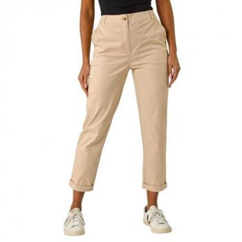 Pure White Cotton Chinos – Roman Collection