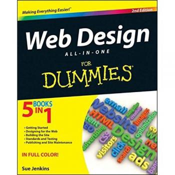 Web Design All�in�One For Dummies by Jenkins, Sue Book The Cheap Fast Free