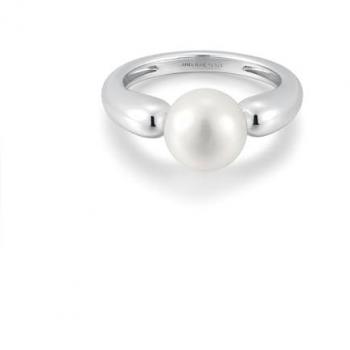 Freshwater Pearl Elegance Ring – Ania Haie, 58, Rhodium Finish