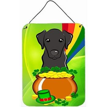 Black Labrador Shamrock Print