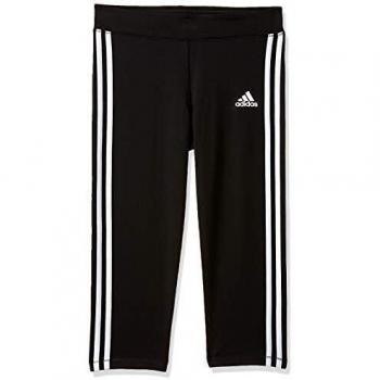 Adidas Yg Gu 3/4 Tight Mallas, Niñas, Negro (Negro/Blanco), 152