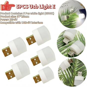 Luz LED Dormitorio USB 5V con Banco de Energía