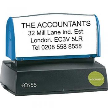 Q-Connect Customizable Pre-Inked Stamp Voucher