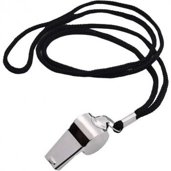 Sifflet Inox Puissance 7,26 cm – Pour Pom‑Pom Girls