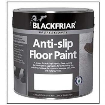 White Anti-Slip Coating for Floors by Blackfriar, 2.5 litre