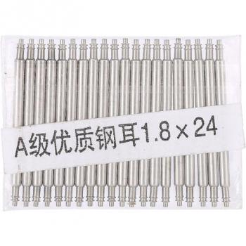 20pcs 1.8mm Stainless Steel Spring Bar Pins for Watch Repair