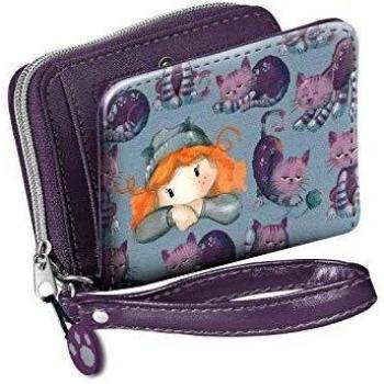 Portefeuille – Forever Ninette – Nico – Lilas – Mixte – Dimensions 2,50 x 15,50 x 10,00 cm (répété)
