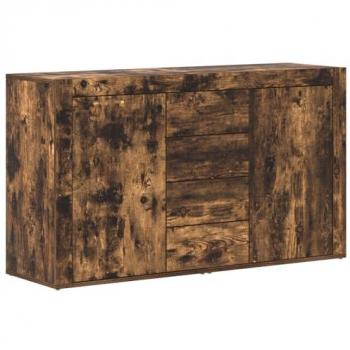 Buffet de salon en chêne fumé, 120 × 36 × 69 cm