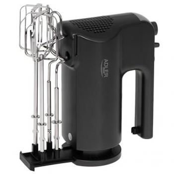 Adler 550 W Miscelatore a Mano AD 4230 – Nero con Vassoio Estraibile per Utensili