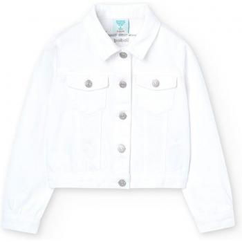Boboli Denim Cazadora Niña con Botones de Metal