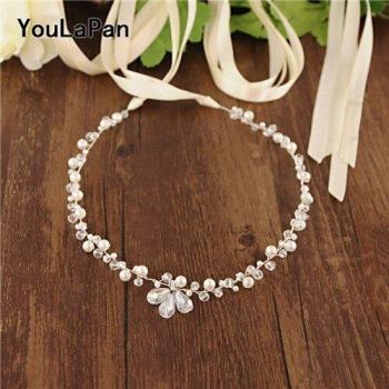 Ceinture de mariage élégante avec perles