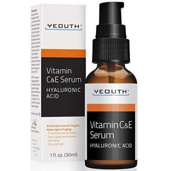 YEOUTH PureC Brightening Serum – Vitamin C, Vitamin E, Hyaluronic Acid, 30ml