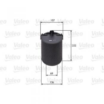 VALEO Filtro aria 1K0129620C