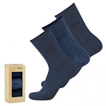 Camel Active Herren Kurzsocken Box 3‑Stück – Bio-Baumwolle, 43–46