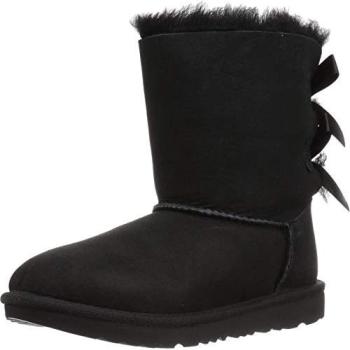 Mini UGG Bailey Bow II Noir pour Enfant – 25