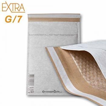Lot de 10 Enveloppes à bulles rigides G/7 240x335 mm