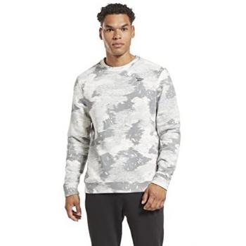 Reebok Sudadera Identity Camo Fleece Crew Gris M