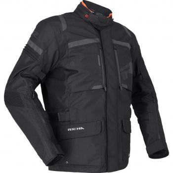 Motorradjacke Richa Brutus GTX Schwarz für Männer 3XL