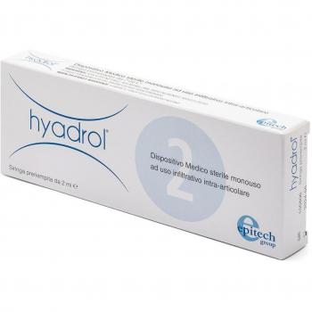 Siringa Intra-articolare Hyadrol con Acido Ialuronico 1% e Adelmitrol 2% Capacità 2 ml