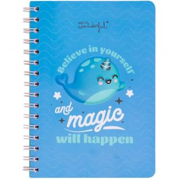 Título: Libreta A5 Narval 3D Mr Wonderful