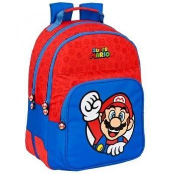 Mochila doble Super Mario 42x32x15cm adaptable a carro