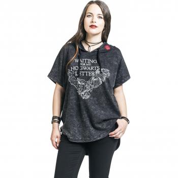 Camiseta Hogwarts Letter Waiting, 3XL, Mujer, Gris oscuro