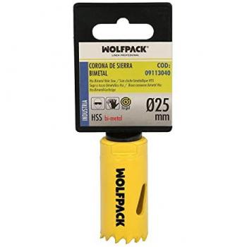 Wolfpack Corona Sierra Bimetal Ø 25 mm Templado Termico Base Reforzada