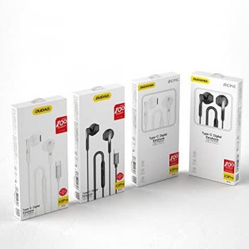 Bianco X3Pro Dudao – Cuffie USB‑C Cablate