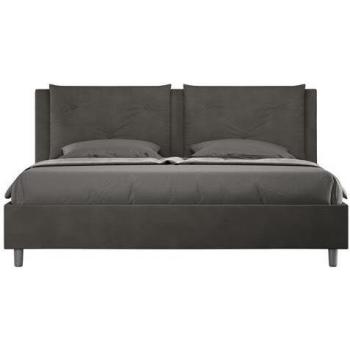 Appia Bed 190x200 Gris sin Somier y Acolchado