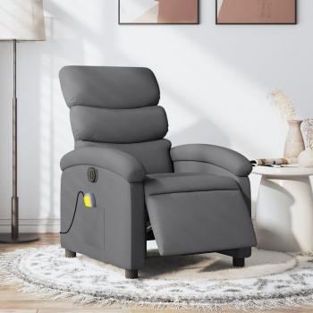 VidaXL Massagesessel Relaxsessel Dunkelgrau