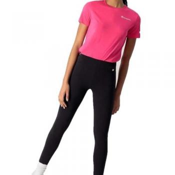 Champion Damen Baumwollshirt mit kleinem Logo in Lila