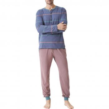 Pigiama A Maniche Lunghe J&J Brothers 2XL Blu