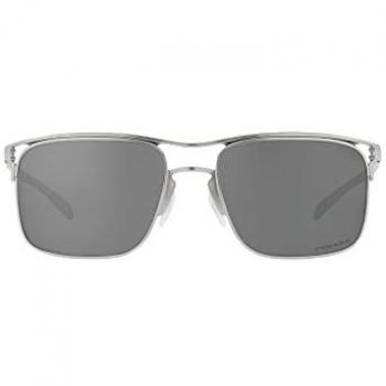 Oakley Square Mens Satin Chrome Prizm Black Holbrook TI