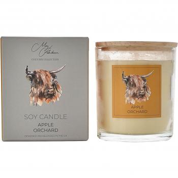 Natural Highland Cow Candle by Meg Hawkins