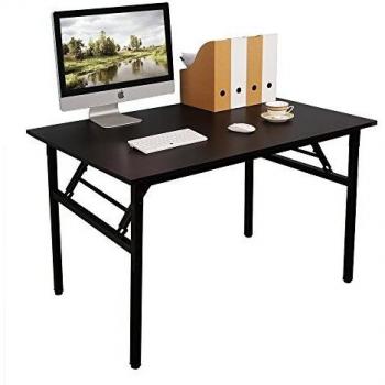 Compact 100x60 cm Folding Computer Table – Black (AC5CB-100)