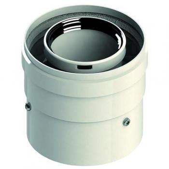 Baxi-Viessmann-Roca-Argo Koaxialstecker aus lackiertem Metall