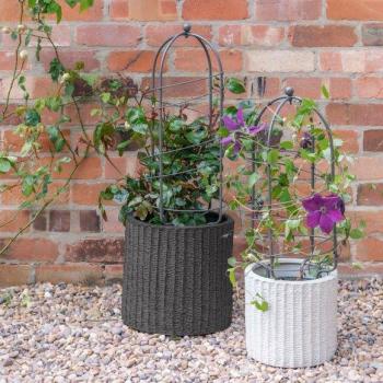 Zinc Outdoor Plant Pot Support