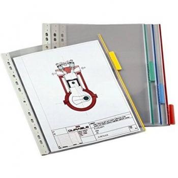 Fundas para documentos Durable A4, paquete de 5