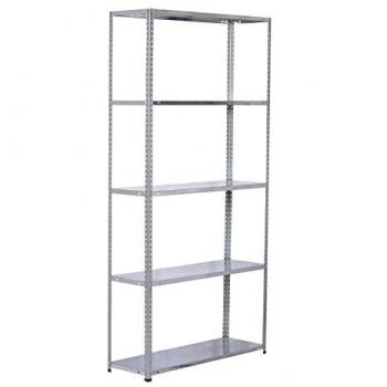 Verzinktes Stahlregal CatterHouse Nils – 180 cm Länge, 90 cm Breite, 30 cm Höhe, 5 Böden, 250