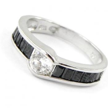 Romy 6mm Silver Ring – Black Rhodium, 50mm Size