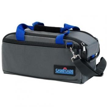 Bolso de Hombro Individual Azul y Gris