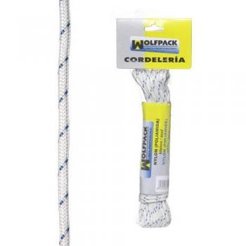 Wolfpack Cuerda Nylon Alta Tenacidad Blanca / Azul 10m