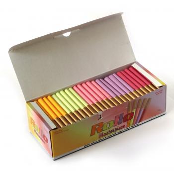 Rollo Masterpiece King Size – pacchetto da 200 tubetti colorati in cartone