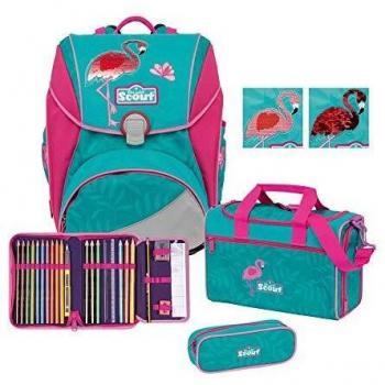 Scout Alpha Schulranzen‑Komplettset (4 Stück)